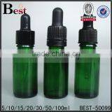 10ml 30ml 50ml 100ml China Green Glass Dropper Bottle Hot Products Cosmetic Packaging Essential Oil Glass Dropper Bottle thumbnail-4