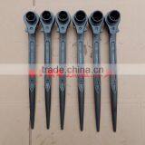 Scaffolders Wrenches Double Size 19/21mm CRV Ratcheting Spanners thumbnail-1