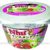 " Nhu Y " Garlic & Shrimp Flavour Bowl Instant Rice Noodle 70g ( Hu Tieu) - Thien Huong Food JSC thumbnail-1