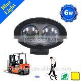 6W LED Blue Point Spot Work Light Safety Warming Forklift 110V