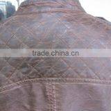 Lapel Badges Leather Wear Blouses Slim PU Jackets Women's Clothing thumbnail-4