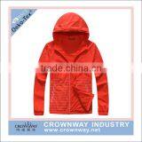 Good Quality Mens Custom Foldable Running Jacket Windbreaker