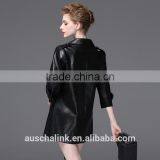 New Arrival Fashion Women Waterproof pu Sexy Leather Jackets Customized thumbnail-5