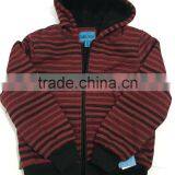 Children Coat Stripe Style Boy Zipper Jacket With Hoody thumbnail-4