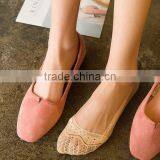 Zm35589a New Model Ladies Fancy Short Lace Boat Socks thumbnail-2