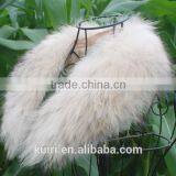 2016 Winter 100% Real Natural Fur Collar & Womens Scarfs Fashion Coat Sweater Scarves Collar Luxury Raccoon Fur Neck Cap thumbnail-5