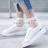 WS-27 Fashion Cute Women's Harajuku Black Mesh Short Ankle Socks Grid Fishnet Docks Sexy Bow Funny Ladies Socks In The Net thumbnail-5