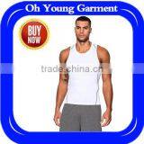 Wholesales Cheap Custom Mens Tank Top Sports Wear Men White Tshirt Men Underwear Workout Tank Top Fabric for Tank Top thumbnail-1