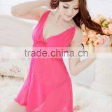 Sexy Lace Transparent Night Sleeping Dress thumbnail-6