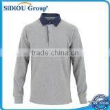 Original Double Collar Long Sleeve Rugby Polo Shirt thumbnail-1