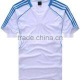 2016 New Design Quick Dry Fabric Sport White Blank Men t Shirt thumbnail-1