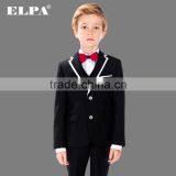 2016 Fashion ELPA Black High Quality Tailor Made Boys Formal Wear School Uniform Suits OEM thumbnail-1
