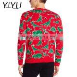 Custom Fashion Men's Dinosaur Chaos Ugly Christmas Sweater thumbnail-2