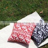 Orange Kantha Cushion Cover thumbnail-4