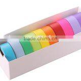 10 Pure Colors Washi Tape One Set Adhesive Paper Carton Packing thumbnail-5