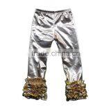 Wholesale Icing Pants New Children Ruffle Pant Icing Baby Leggings Boutique Golden Silvery Shine Pants New Design Baby Girls thumbnail-2