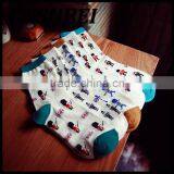 Autumn Winter Men Cartoon Cartoon British Flag and Britisher Pattern Popular Cotton Tube Socks thumbnail-2