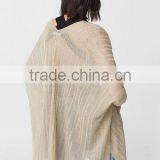 Women's Dolman Long Sleeve Loose Cashmere Knitted Thin Cardigan With Best Quality thumbnail-4