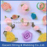 Rose Satin Ribbon Bow Pull Bow Ribbons for Flowers thumbnail-1