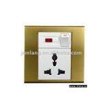 13A 250V Three Pin Multifunction Socket With Switch and Neon thumbnail-1