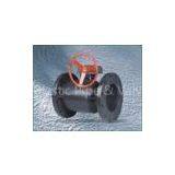 PPH Nut Stem Flange Ball Valve Worm-gear Operation 1/2