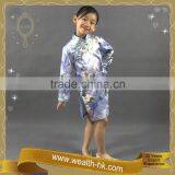 Floral Pattern Chinese Style Qipao Fancy Dress thumbnail-3