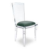 Modern Ghost Chair Dining Room Chiavari Chair Clear Lucite Comfort Dining Chair thumbnail-1