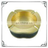 Custom Metal+leather Ashray for Business Gift thumbnail-1