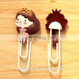 Cheapest and Cartoon Cute Design Soft PVC Bookmark With Custom Own Logo