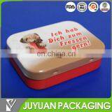 Mini Metal Tin Case With Hinge/altoid Candy Tins