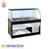 Counter Top Marble Sliding Door Salad Bar Display Equipment thumbnail-1