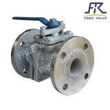 FRQ41F46 Flange Fluorine Lined Ball Valve