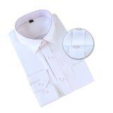 Mens Shirt White Blouse Tops Long Sleeve Formal Office Shirt thumbnail-4