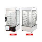 Stainless Steel With Glass Electric Steamer Steam Bun Heating Machine Fast Food Show Cabinet WT/8613824555378 thumbnail-2