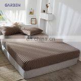 100% Cotton Knit Fabric Fitted Sheet Mattress Protector Queen Size Mattress Cover Four Side Elastic thumbnail-6
