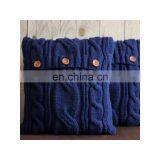 2019 New Design Decorative Plain Knitted Sofa Cushion Pillow thumbnail-6