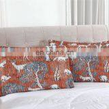 Wholesale 3pcs Coverlets Summer Quilt 100% Polyester Moose Quilt Sets Ultrasonic Forest Fox Animal Bedspreads thumbnail-3