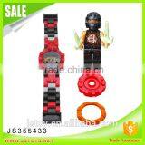 2016 new design plastic building blocks toys electronic watch with minifigures for kids                        
                                                                Most Popular