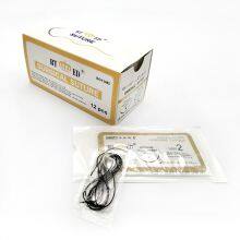 Absorbable Surgical Plain Cought Suture With Neddle, ISO CE Fsccertification, USP7/0-USP4 thumbnail-4