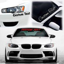 Speed Hunters Custom Text Printing Vinyl Film Windshield Decals Reflective Sports Car Window Stickers thumbnail-3