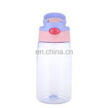 Eco-friendly 400ml Tritan Straw Water Bottle Plastic Bottle With Custom Logo