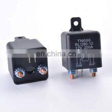 Начальный реле RL280 200А 12В 24В Автомобильный силовой реле, реле высокого тока для запуска