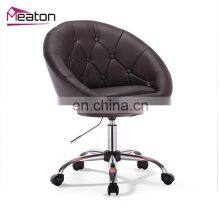 Lounge Hydraulic Chair Wheels pu Leather Japanese Salon Waiting Chair thumbnail-2