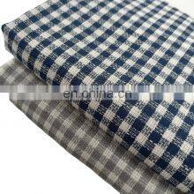 100%LINEN YARN DYED FABRIC,HIGH QUALITY NOVELTY DOBBY CHECK thumbnail-2