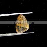100% Natural Rutile Fancy Shape Cabochon Gemstone thumbnail-4
