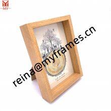 Cheap Price MDF High Quality Photo Frame Walnut Grain Deepen Photo Frame