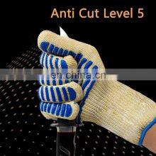 Long Silicone Protection Heat Resistant Insulation Hot Outdoor Barbecue Mitts Microwave BBQ Oven Gloves thumbnail-4