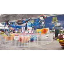 Guangdong Zhongshan Tai Le Indoor and Outdoor Play Children's Small and Medium-sized Spin Revolution Integrated Self-control Sea Spiral Spiral Flying Chair Ocean Theme thumbnail-2