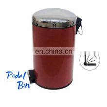 30 Liter Inner Home Roll Up Garbage Bag Powder Coated Rubbish Hospital Dustbin Ss Trash Can thumbnail-3