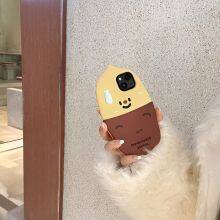 Cartoon Cute 3D Small Potato Silicone Shockproof Protective Phone Cover Case For IPhone 11 12 13 14 15 Pro Max thumbnail-1